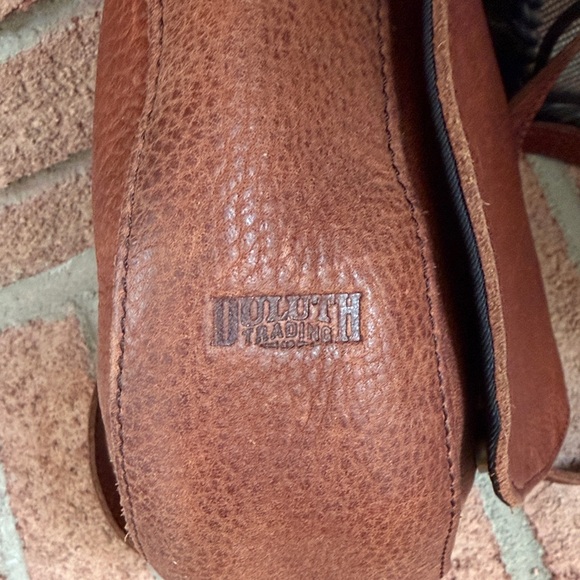 Duluth Trading Co Brown Leather Crossbody Bag - Picture 2 of 6